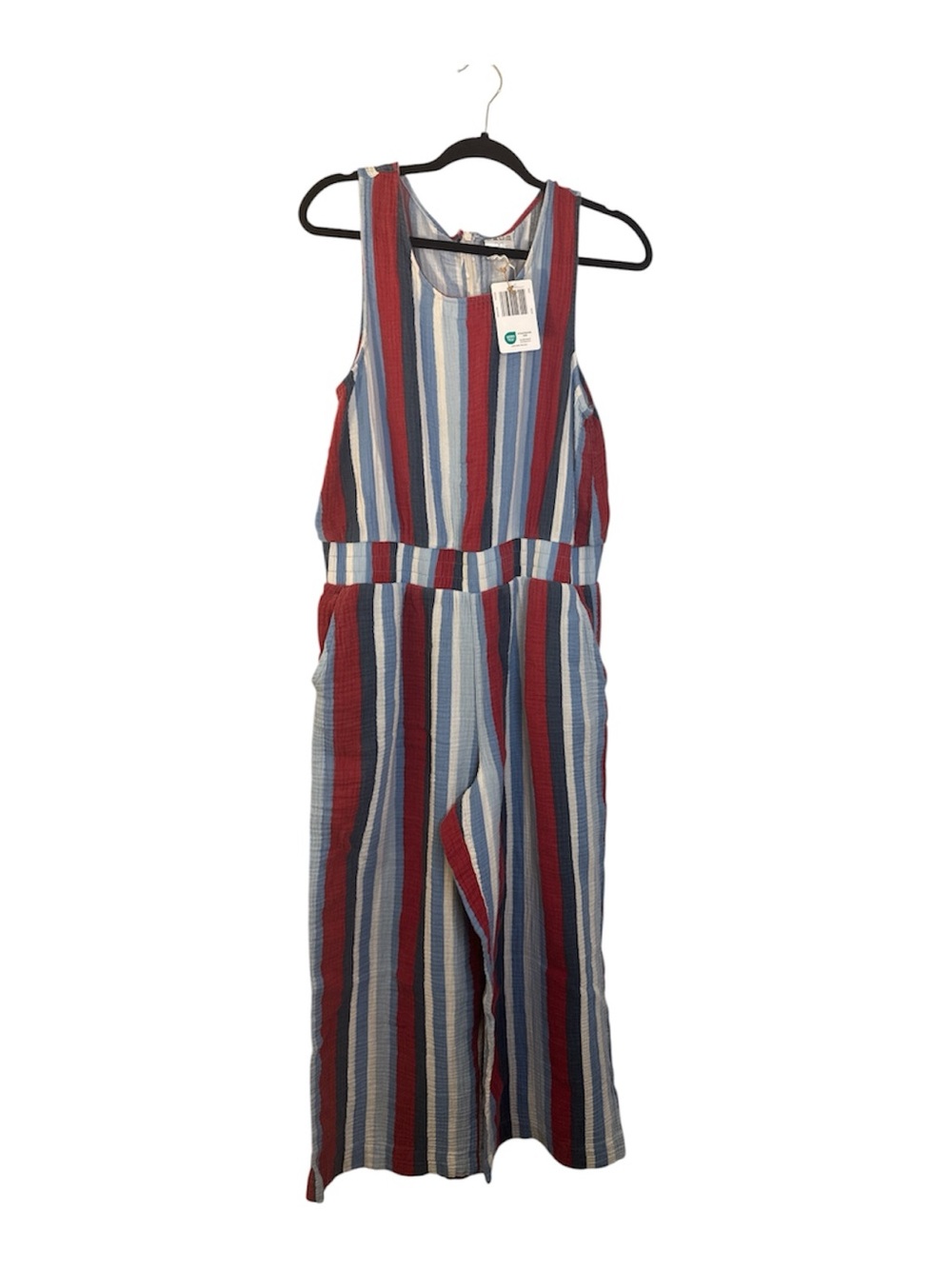 Serra American Multicolor Romper Size Large Red White and Blue Holiday 4th July